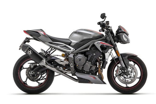 ARROW VELOCE DARK Slip-On Titan für Triumph Street Triple 2020-
