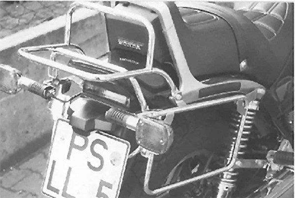 Rohrgepäckbrücke Topcase-Träger und Seitenkofferträger chrom für Honda VF 1100 Custom (83-86)