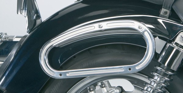 Satteltaschenhalter gebürstetes Aluminium VN1600 Classic 2007 Original Kawasaki
