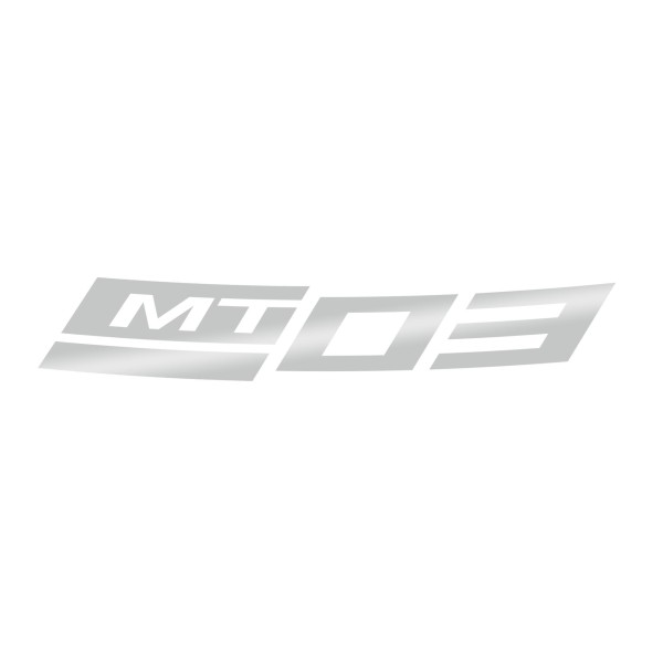 Reflektierender Felgenaufkleber hinten silber für Yamaha MT-03 (23-) Original