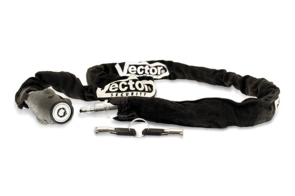 VECTOR Helmsicherung + Kettenschloss, 1.20m