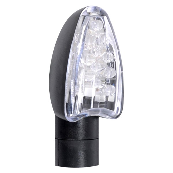 Oxford Signal 14 LED Blinker Gehäuse Schwarz / Linse Klar (Paar), Vorn & Hinten, (Inkl. 2 Widerständ