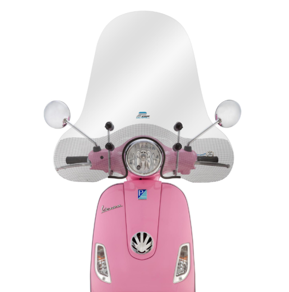 Windschild CUPPINI hoch für Vespa LX 50-150ccm, klar