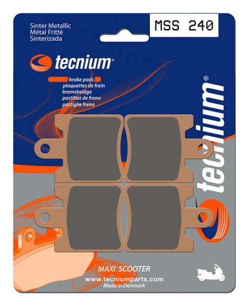 Tecnium Maxi Scooter Sintermetall Bremsbeläge - MSS240