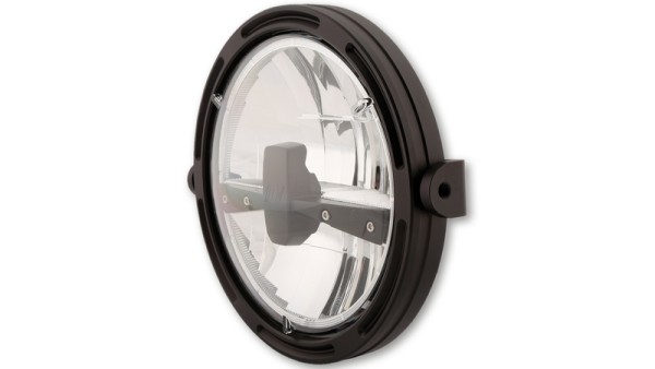 HIGHSIDER pro 7 Zoll Scheinwerfer Frame-R1 Typ 3 LED Schwarz Seitliche Befestigung