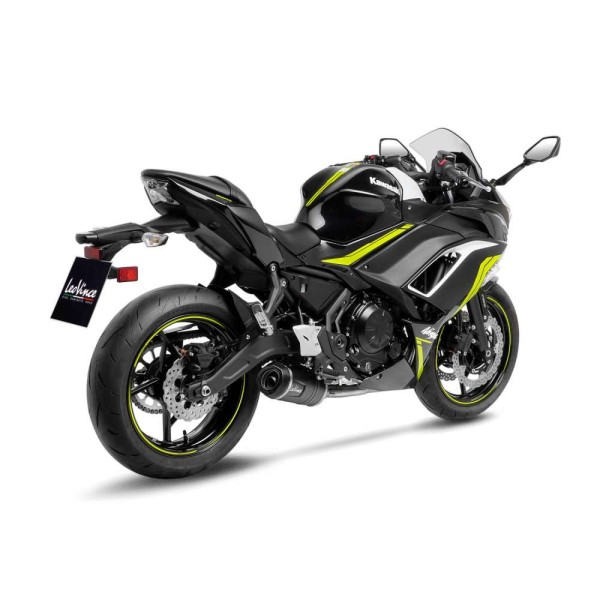 LeoVince Komplettanlage LV One Evo für Kawasaki Ninja /Versys /Z 650 , schwarz, E-Gutachten