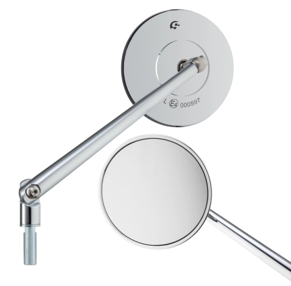 Standard Spiegel für Vespa, Linksgewinde, chrom