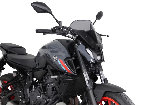 Racingscheibe MRA "NRN" rauchgrau für Yamaha MT-07 (21-24)