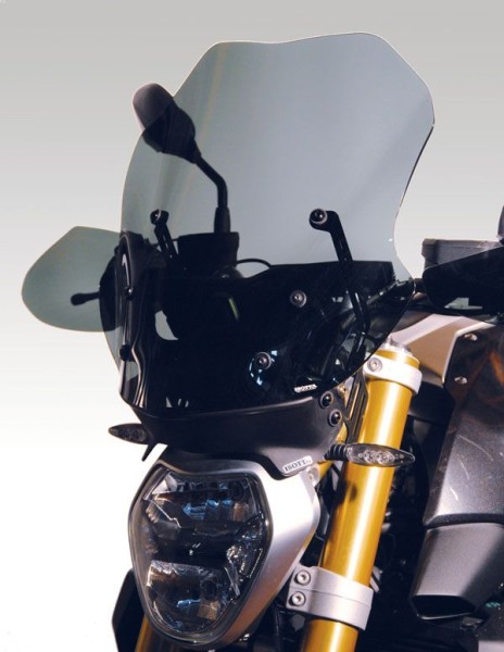 Mittelhohe Windschutzscheibe und Blendschutz-Spoiler für BMW R 1200 R (15-18)