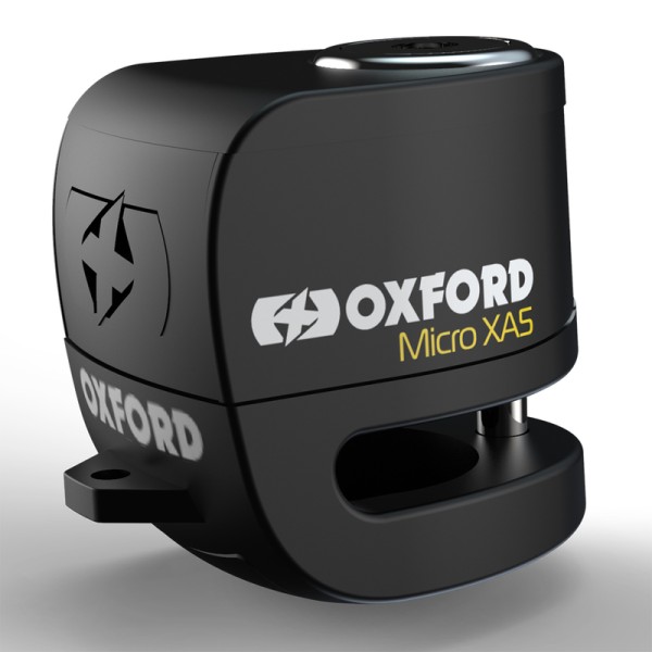 Oxford Micro XA5 Alarm Bremsscheibenschloss - Schwarz