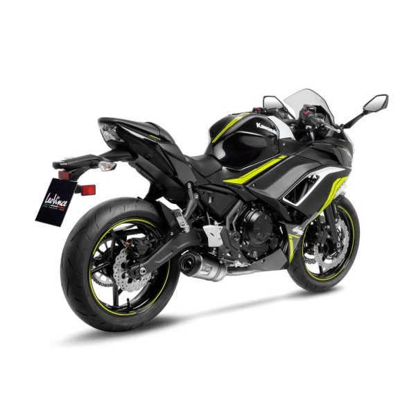 LeoVince Komplettanlage LV One Evo für Kawasaki Ninja /Versys /Z 650, silber, E-Gutachten
