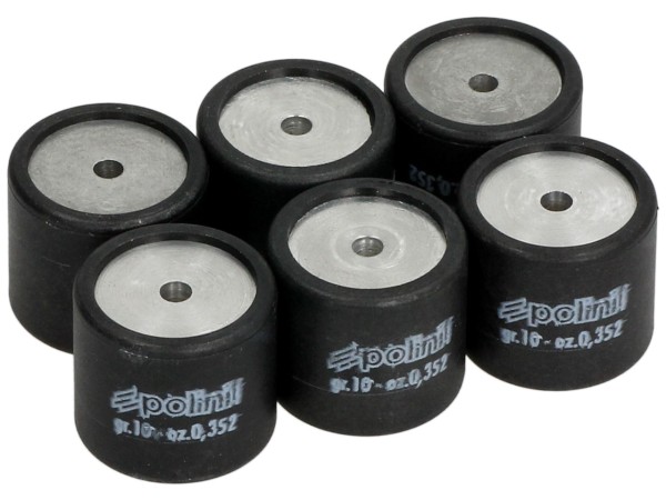 Polini Variatorrollensatz, 19x17 mm, 10,0 g, Stück: 6