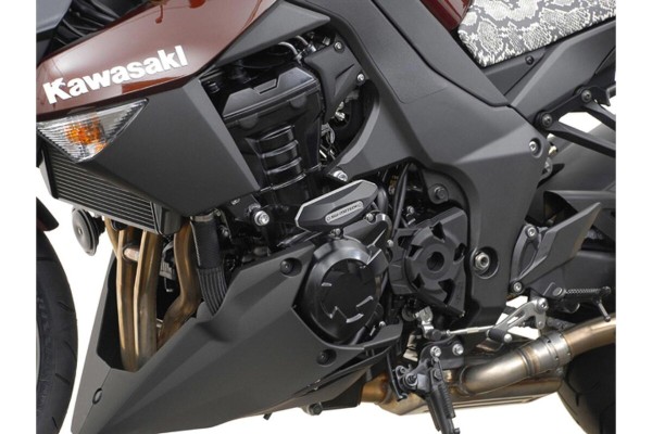 SW-Motech Sturzpad-Kit schwarz für Kawasaki Z 1000 /R