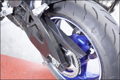 Kettenschutz, Carbon für Suzuki GSX-R750 BJ. 2008-2010/ GSX-R600 BJ. 2008-2010