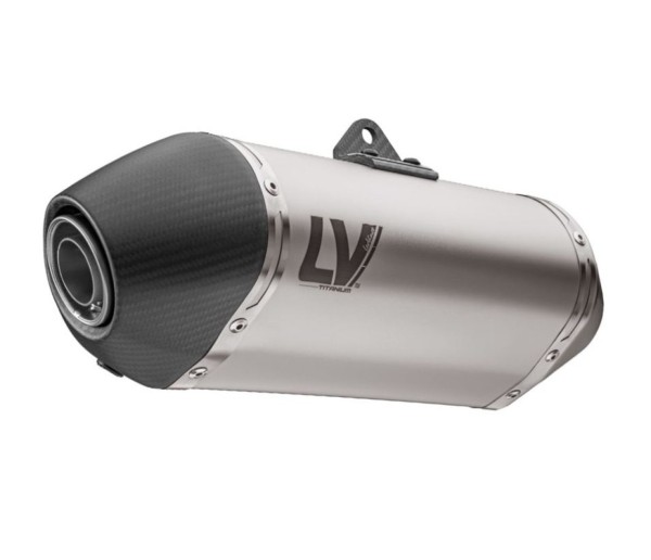 LeoVince Endschalldämpfer LV-14 Titanium Slip On Titan silber für CF Moto / Husqvarna / KTM