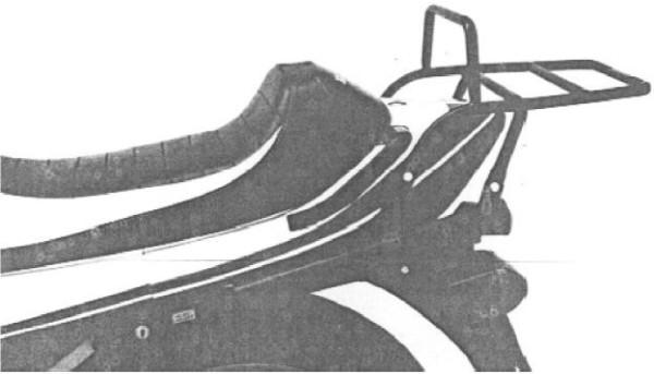 Rohrgepäckbrücke Topcase-Träger schwarz für Honda VF 750 F (83-86) Hepco & Becker