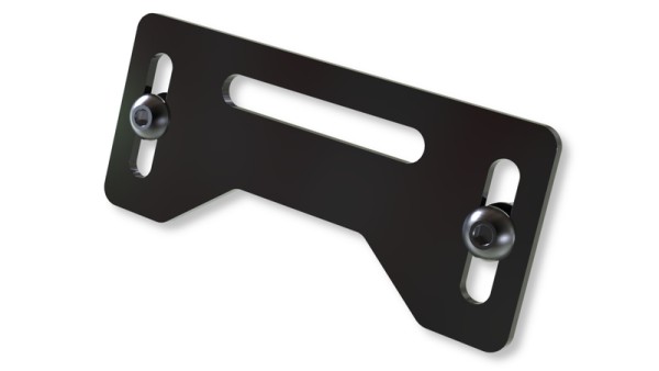 HIGHSIDER pro Kennzeichenbeleuchtungsplatte Schwarz (1Stck)