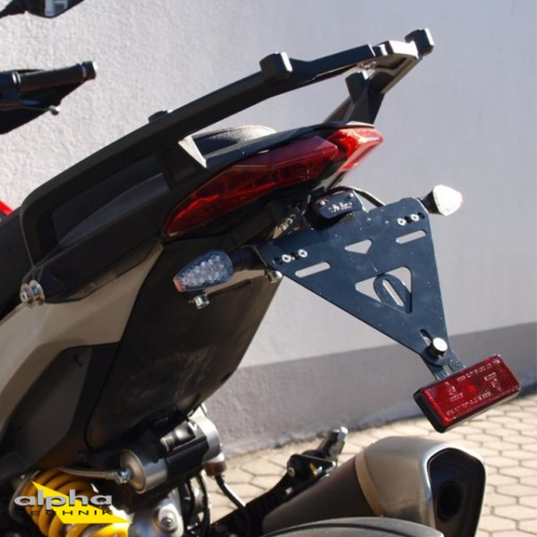 alpha Technik Kennzeichenhalter Ducati Hypermotard,Hyperstrada, Typ B2, Modelljahr 2013-