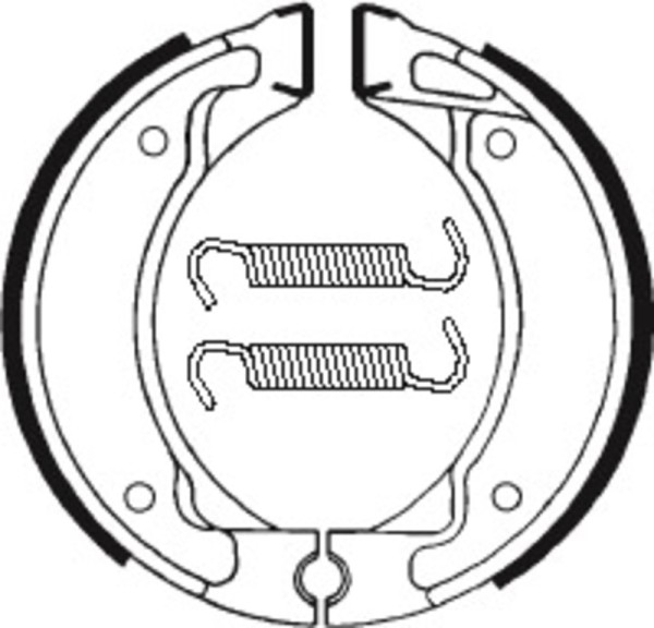 Tecnium Scooter/Street/Off-Road/ATV Organische Bremsbacken - BA050