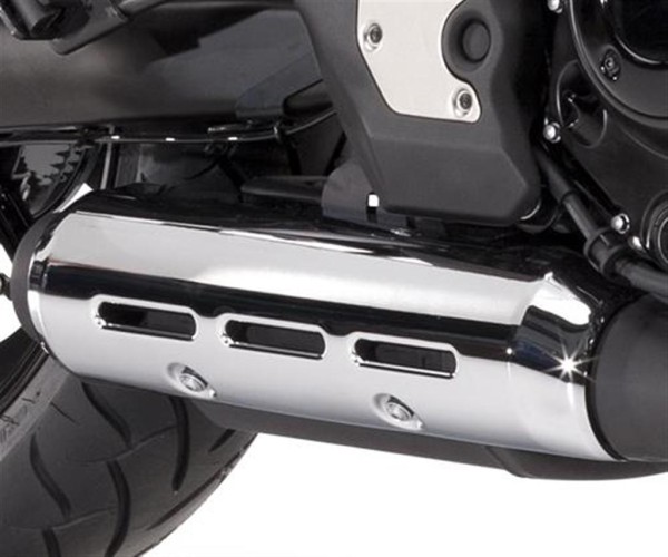 Auspuffblende verchromt für Vulcan S (Bj.15-19) Original Kawasaki