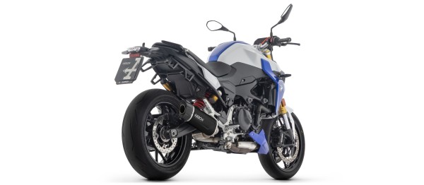 ARROW Auspuff DARK INDY RACE EVO mit Carbon-Endkappe für BMW F900R und F900XR, 2025-, Aluminium schw