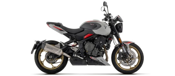 ARROW Auspuff INDY RACE EVO Titan mit Carbon-Endkappe für Triumph Trident 800 (26-)