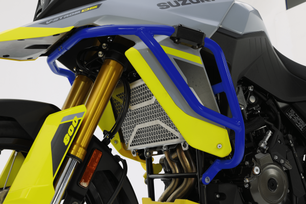 Sturzbügel blau aus Aluminium für Suzuki V-Strom 800 DE (23-)
