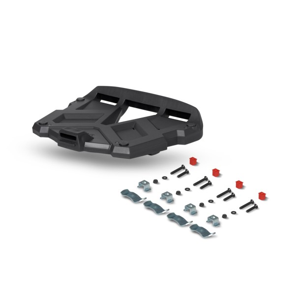 Shad Top Case Halteplatte, schwarz, Kunststoff, inkl. Befestigungssatz