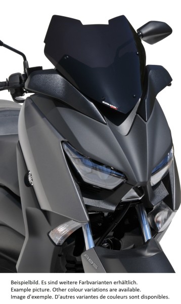 Windschild ERMAX Sport H 410 mm für Yamaha X-MAX 125, schwarz