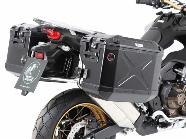 Kofferträgerset Cutout schwarz für Honda CRF 1100 L Africa Twin (24-) Hepco & Becker