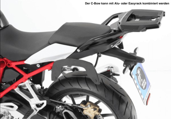 C-Bow Seitenträger schwarz für BMW R 1200 RS LC (15-18) Hepco & Becker