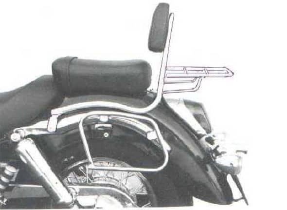 Rohr-Ledertaschenhalter chrom für Honda VT 750 C2 (97-03) Hepco & Becker