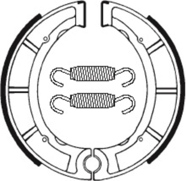 Tecnium Street/Off-Road/ATV Organische Bremsbacken - BA035