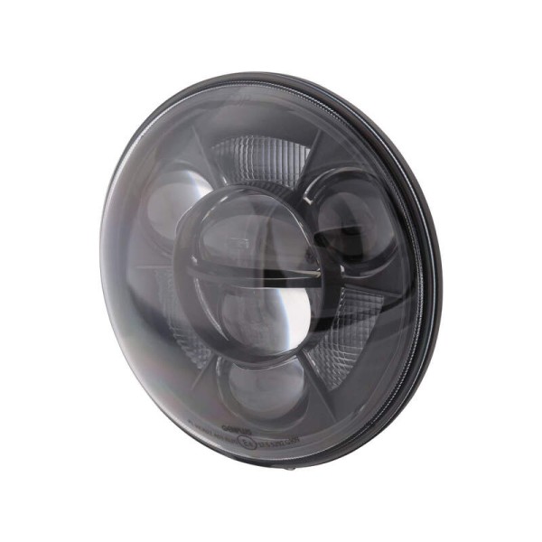 HIGHSIDER pro 7 Zoll Hauptscheinwerfereinsatz Typ 11 LED Schwarz E-Geprüft (1Stck)