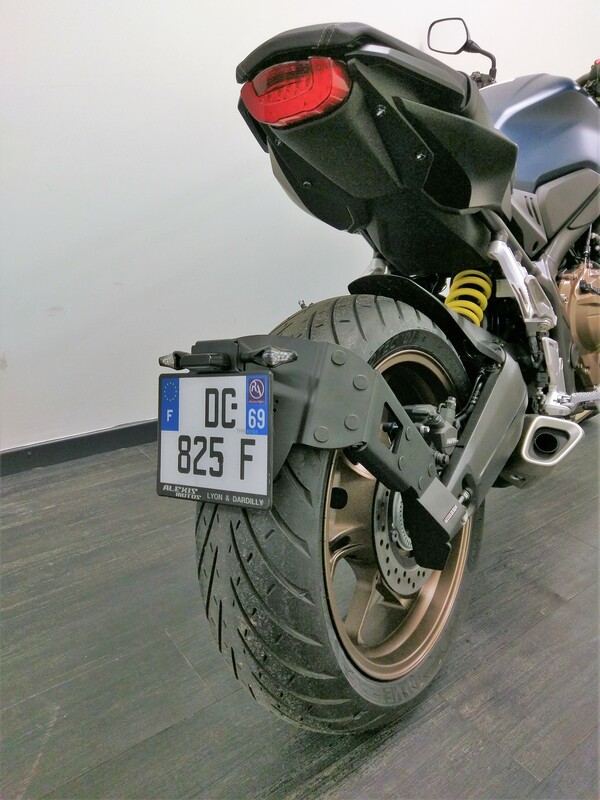 Access Design Kennzeichenhalter Hinterrad für Honda CB 650 R Neo Sport Cafe  /CBR 650 R ABS in schwarz