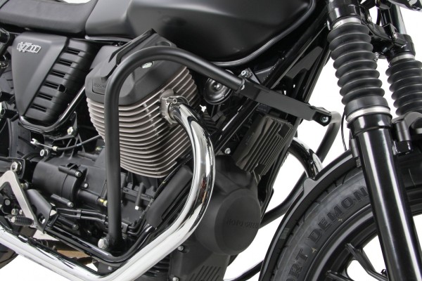 Motorschutzbügel schwarz für V 7 II (Bj.15-) Hepco & Becker