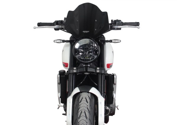 Sportscheibe MRA "NSPM" schwarz für Triumph Trident 660 (21-)