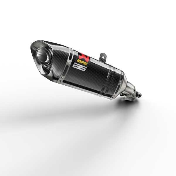 Original Akrapovic Yamaha MT-03 & R3 Slip-on-Schalldämpfer aus Carbon mit Zulassung (EU4)