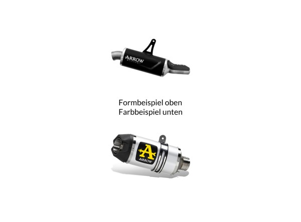 ARROW Auspuff INDY RACE EVO Aluminium für Honda XL 750 Transalp Modelljahr 2023-