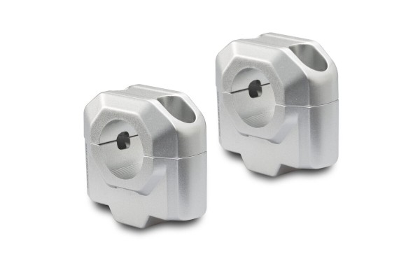 SW-Motech Lenkererhöhung, silber für Ø 28 mm Lenker, H=30 mm für KTM 1290 Super Duke GT