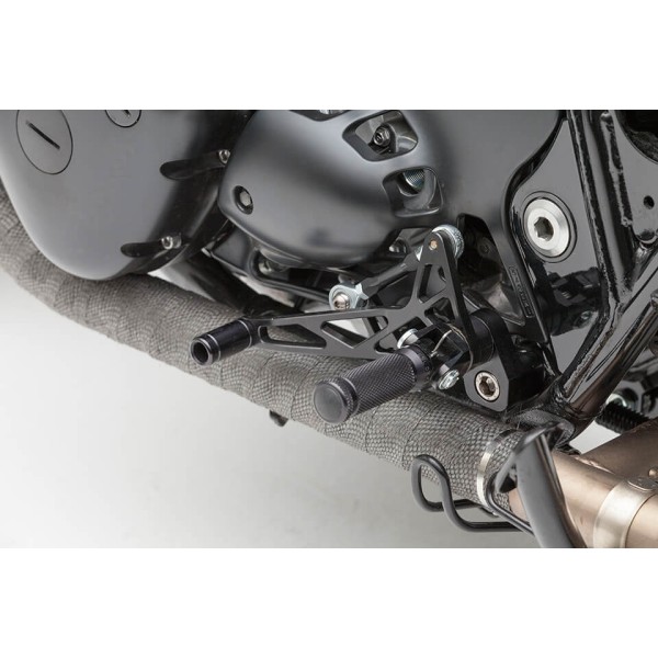 LSL Rastenanlage Midi, für Kawasaki W800, schwarz