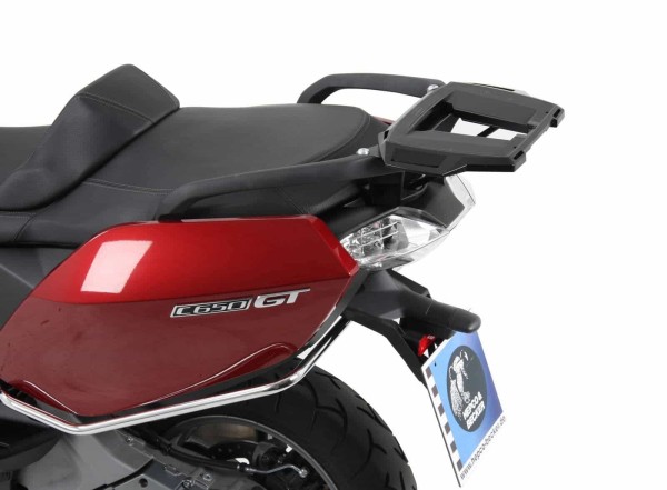 Alurack Topcaseträger schwarz für BMW C 650 GT (12-21) Hepco & Becker