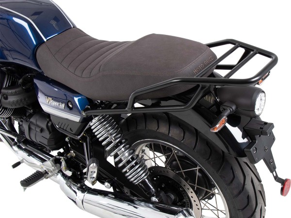 Rohrgepäckbrücke schwarz für Moto Guzzi V7 850 Stone Corsa (2024) Hepco & Becker