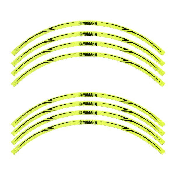 Yamaha RIM Sticker (Set) Gelb
