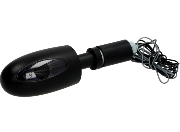 Kellermann Blinker, BL 1000 Dark, Stahl, LED, VR/VL, 12 V, schwarz seidenmatt, E-geprüft