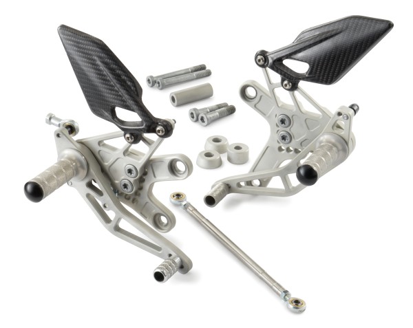 KTM Fußrastenanlage für 790 Duke (Bj.18-) / 890 Duke (Bj.20-)