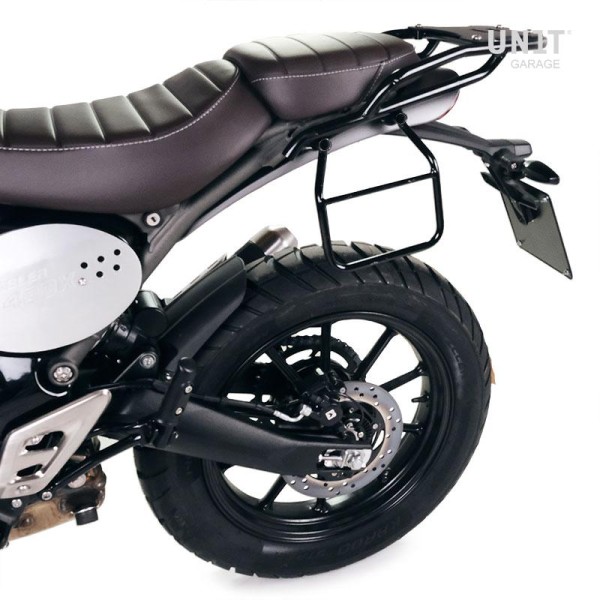 Unit Garage Seitentaschenhalter links - Triumph Speed 400 / Scrambler 400