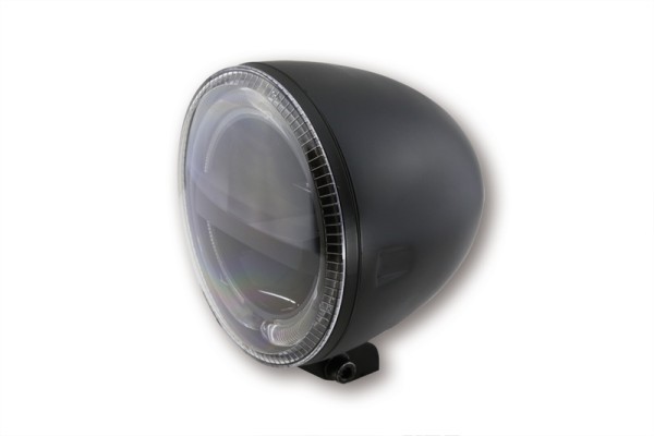 HIGHSIDER pro 5 3/4 Zoll Scheinwerfer Circle LED Schwarz E-Geprüft (1Stck)