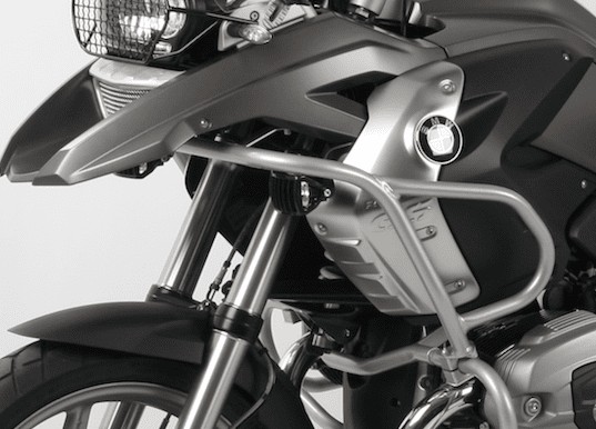 Tankschutzbügel silber für BMW R 1200 GS (08-12) Hepco & Becker