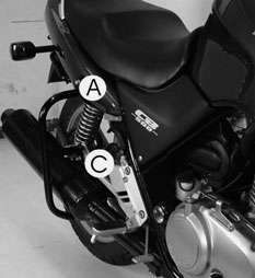 Heckschutzbügel schwarz für Honda CB 500 /S (93-97) Hepco & Becker